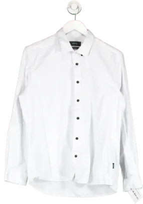 1904 White Slim Fit Shirt UK L