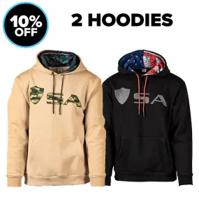 2 Hoodies