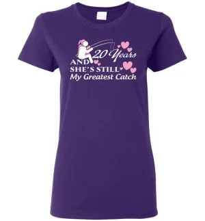 20 Years Anniversary She Still My Greatest Catch Women Tee