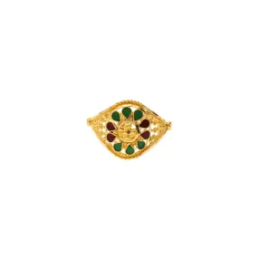 22K Gold & Enamel Allure Ring