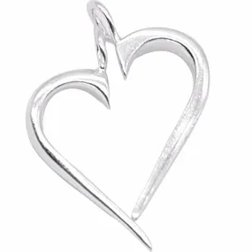 2in1 Plain Heart Pendant