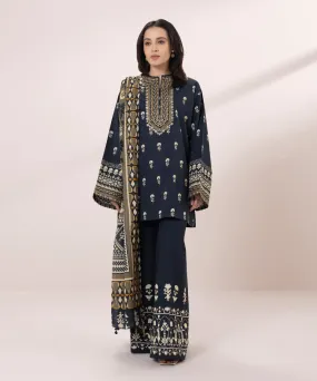 3 Piece - Embroidered Lawn Suit