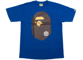 A Bathing Ape Big Ape Head Tee in Blue