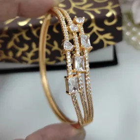 Aamrapali Gold Plated American Diamond Bangle