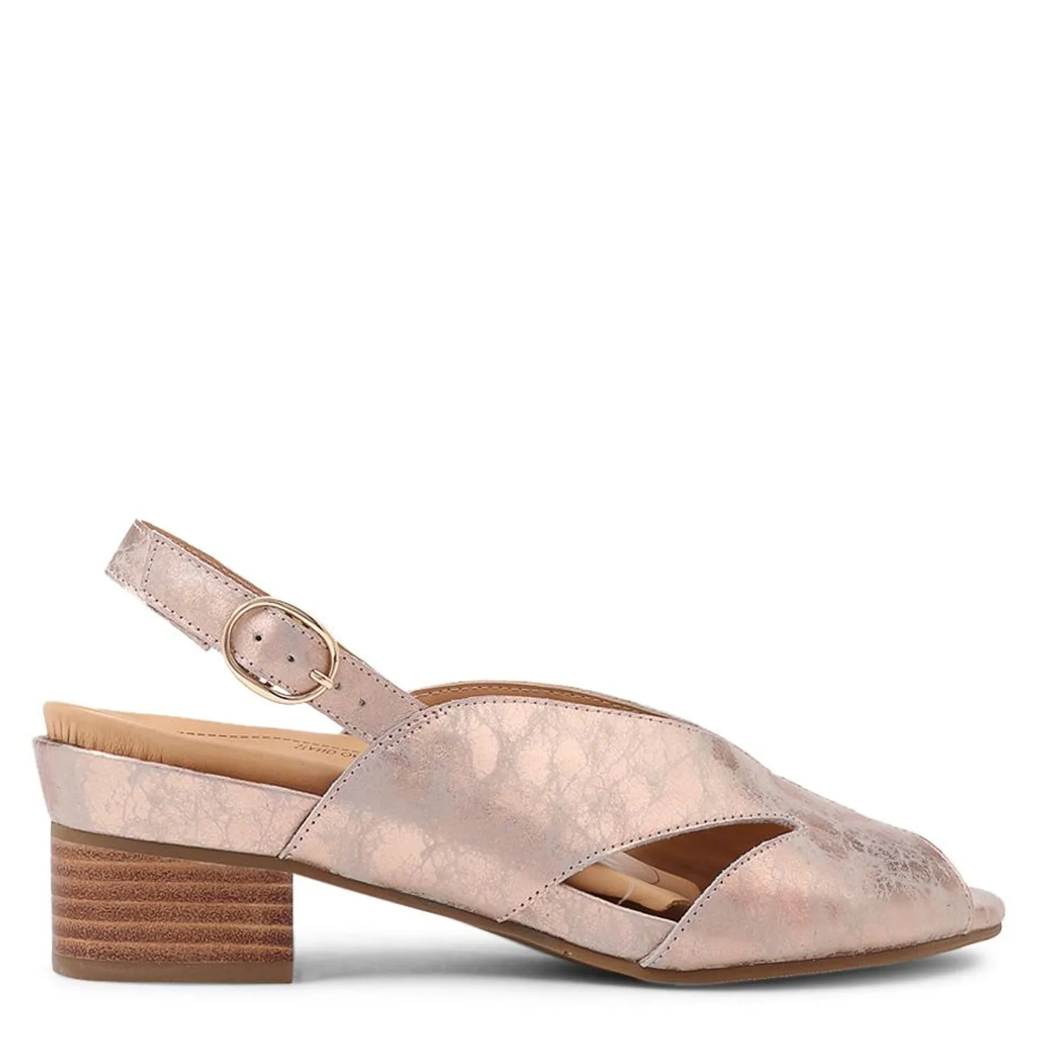 ADDYA XW - ROSE SATIN METALLIC LEATHER