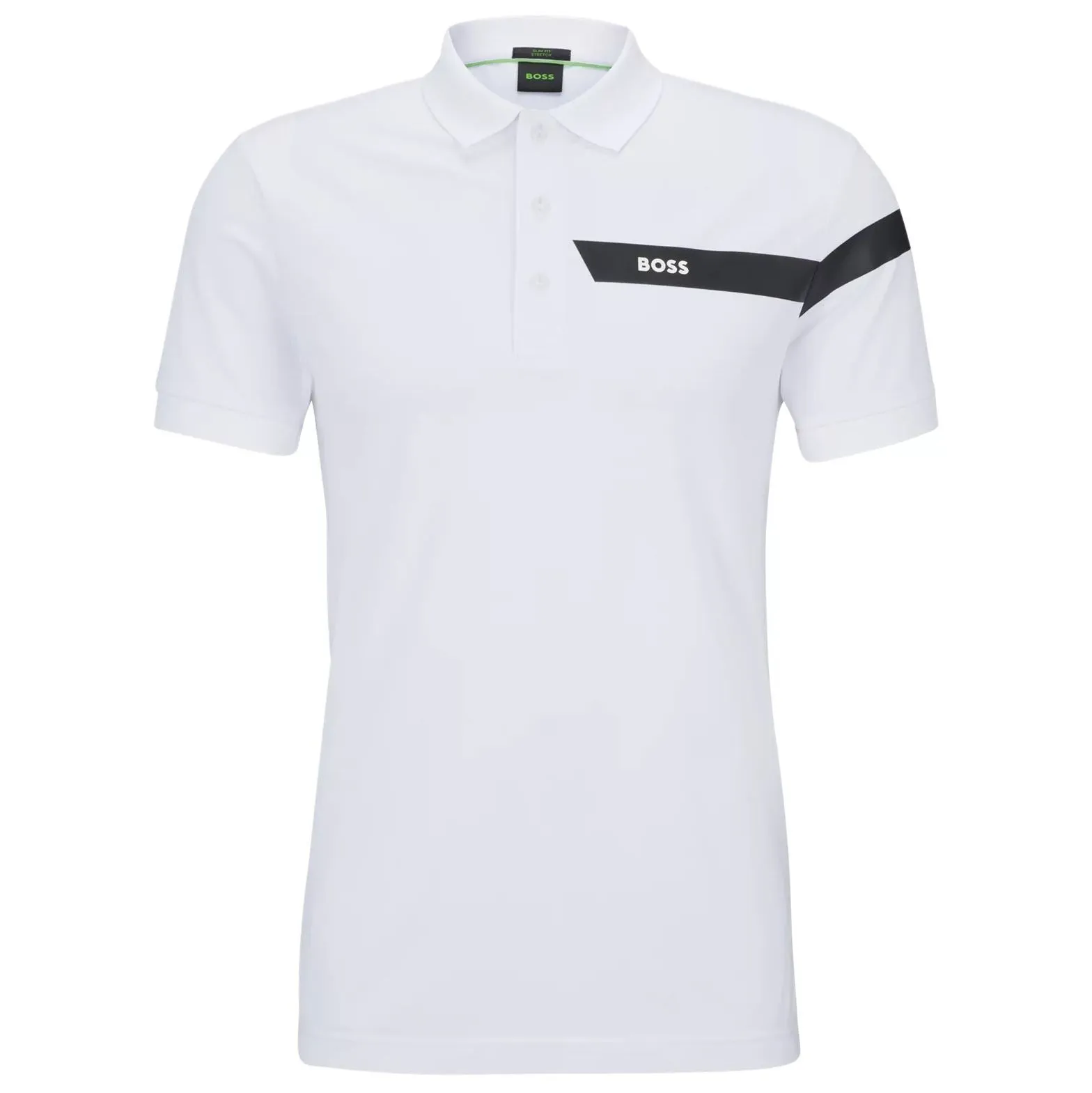 Paule Cotton Jersey Slim Fit Polo White - W23