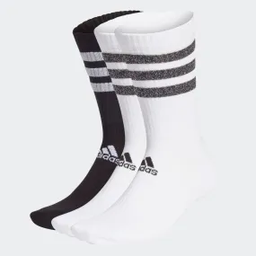 Adidas 3 Stripes Cushioned Crew Sport Sock 3 Pairs