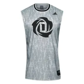 Adidas Derrick Rose Mens Grey Basketball Vest