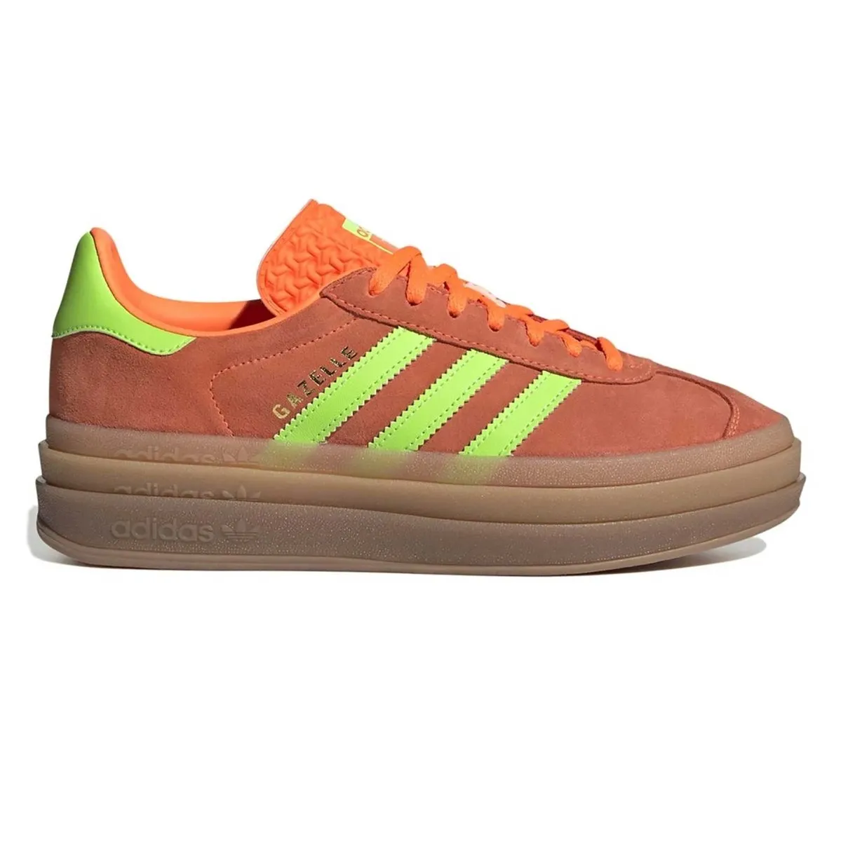 Adidas Women's Gazelle Bold Solar Orange/Solar Green/Gum