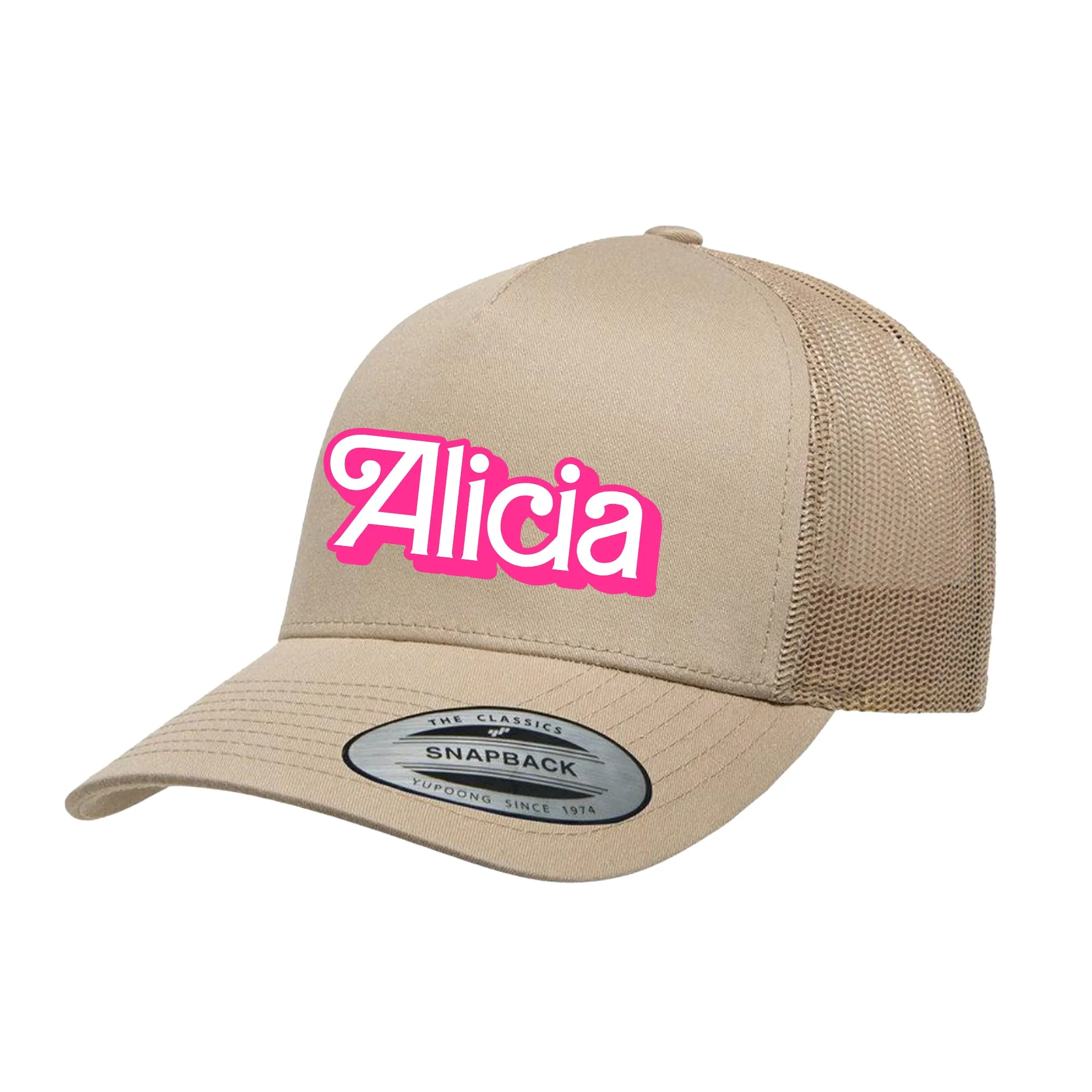 ADULT Personalized Hat - Pink World