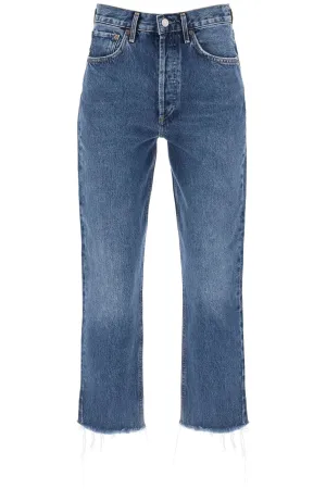 Agolde riley cropped jeans