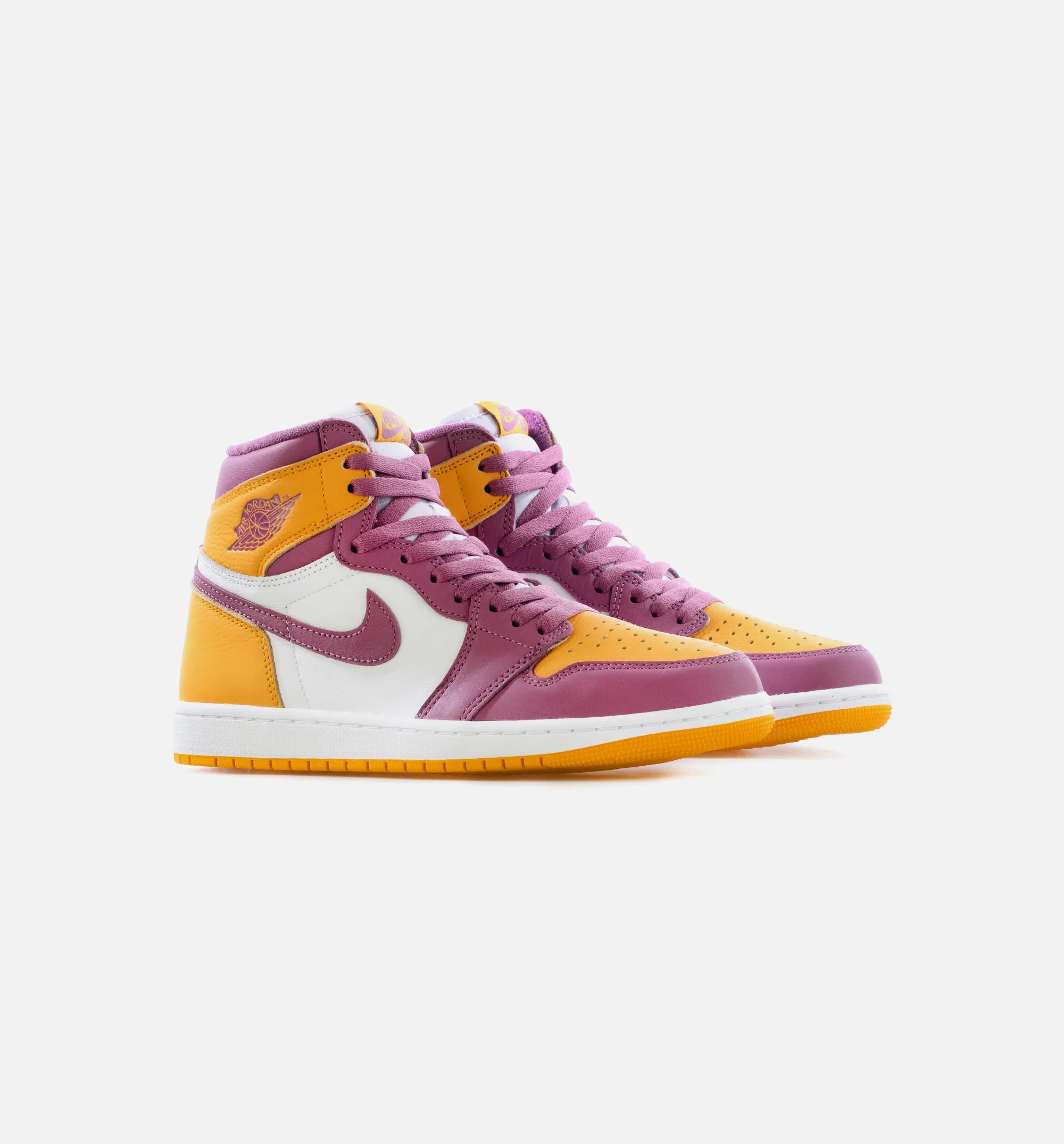 Air Jordan 1 Retro High OG Brotherhood Mens Lifestyle Shoe - University Gold/Light Bordeaux Limit One Per Customer