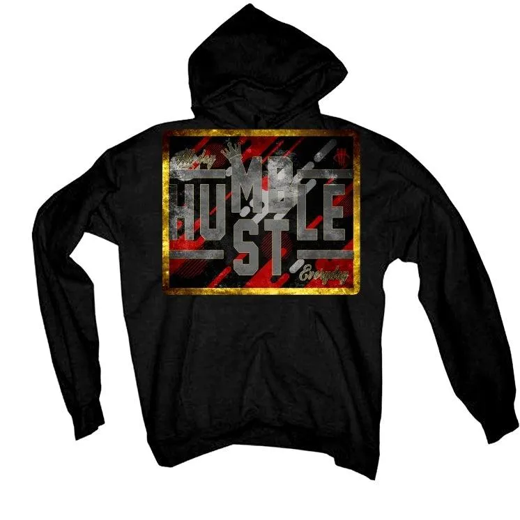 Air Jordan 12 Retro "Reverse Flu Game" Black T-Shirt (always hustle)