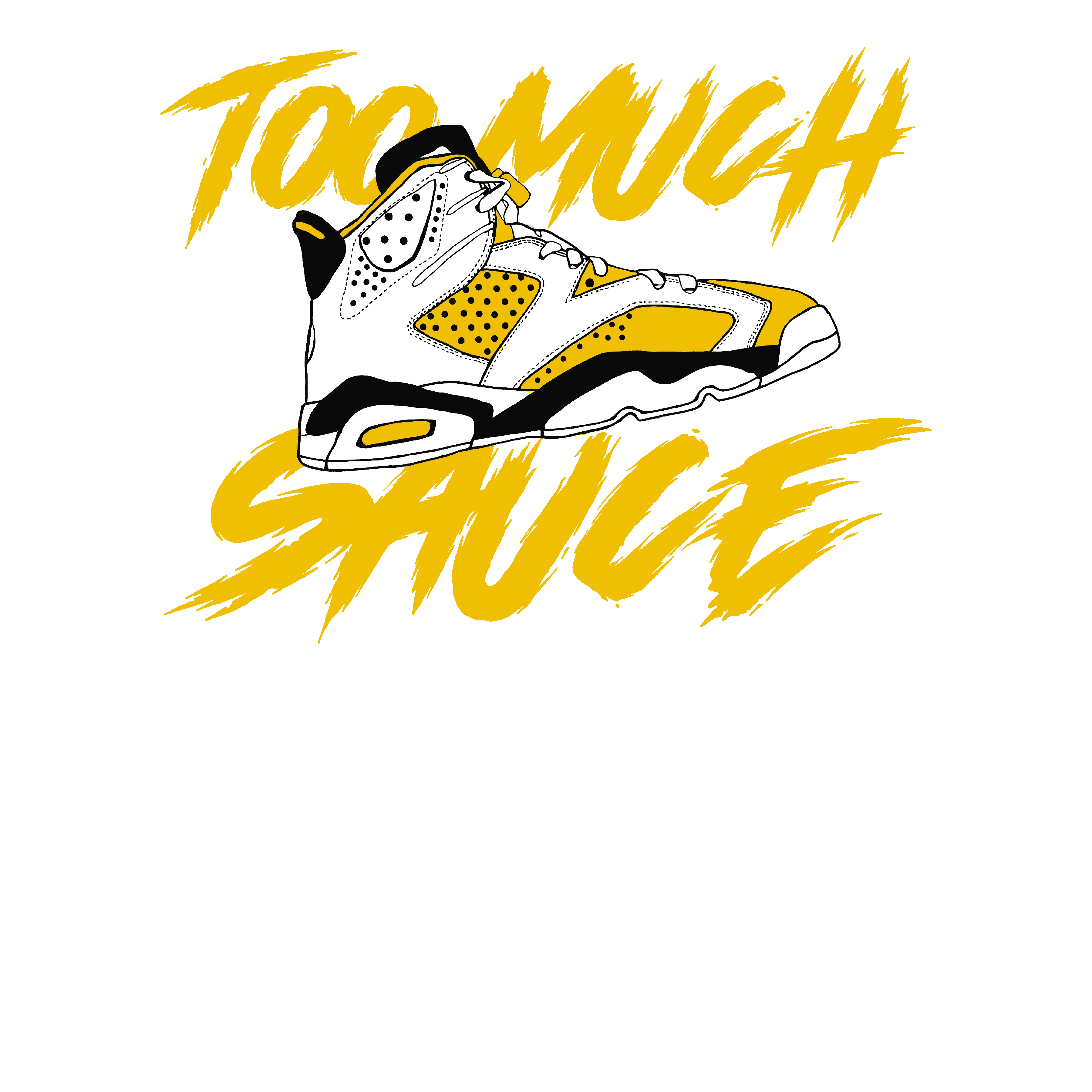 Air Jordan 6 Yellow Ochre | illcurrency White T-Shirt (too  much sauce)