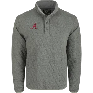 Alabama Delta Quilted 1/4 Snap Sweatshirt