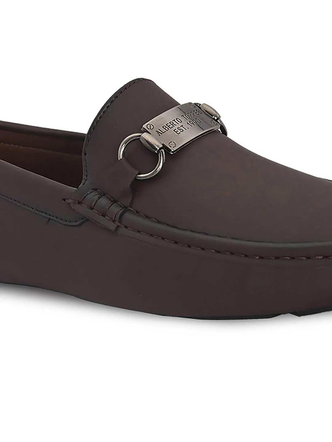 Alberto torresi Synthetic Brown Casual Loafers