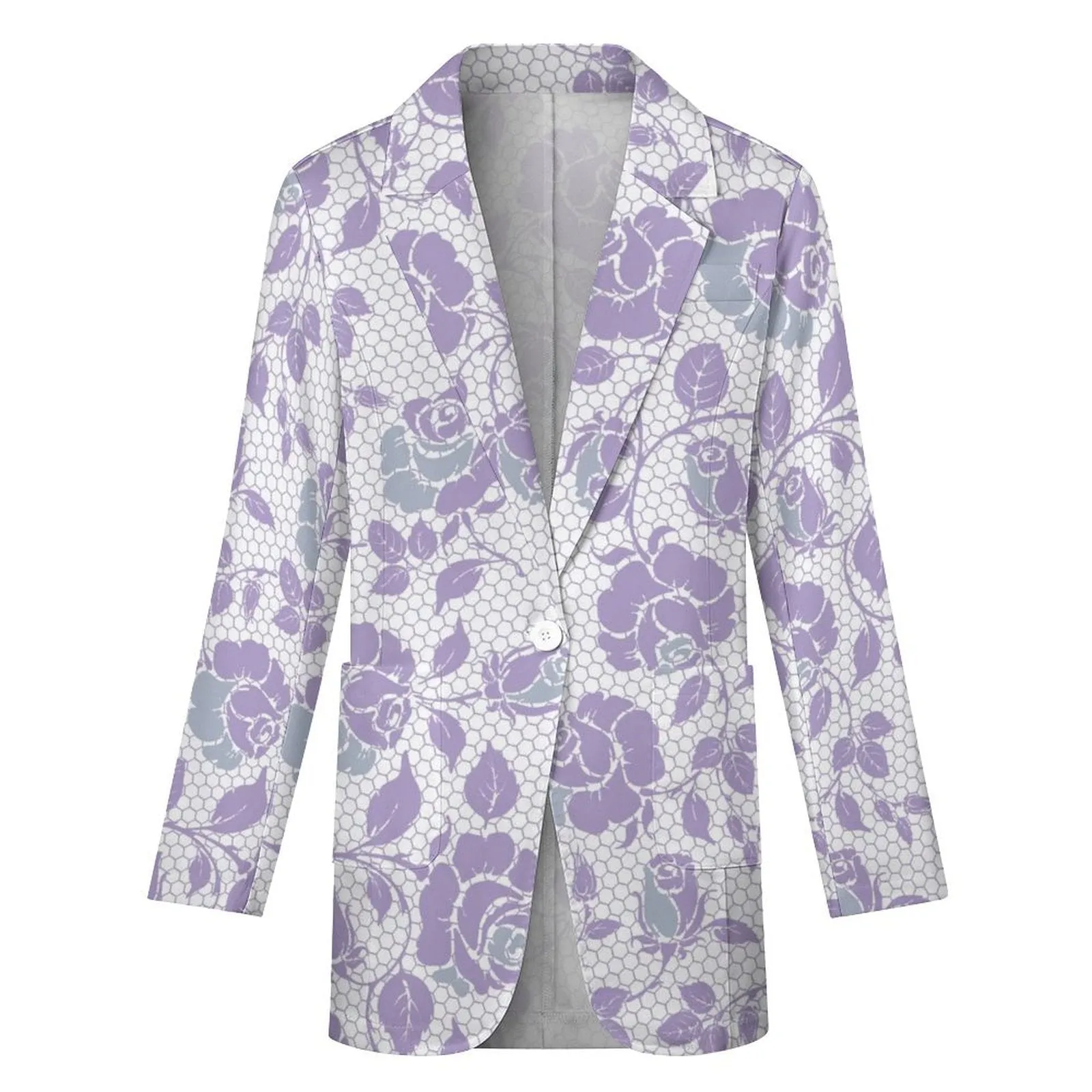 All Over Print Women's Blazer Women's casual suit