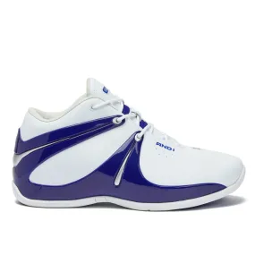 AND-1 MEN'S RISE WHITE/BLUE BASKETBALL SHOES