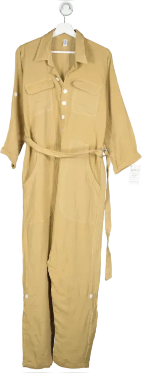 Andi Bagus Beige Byron Boiler Suit UK S/M