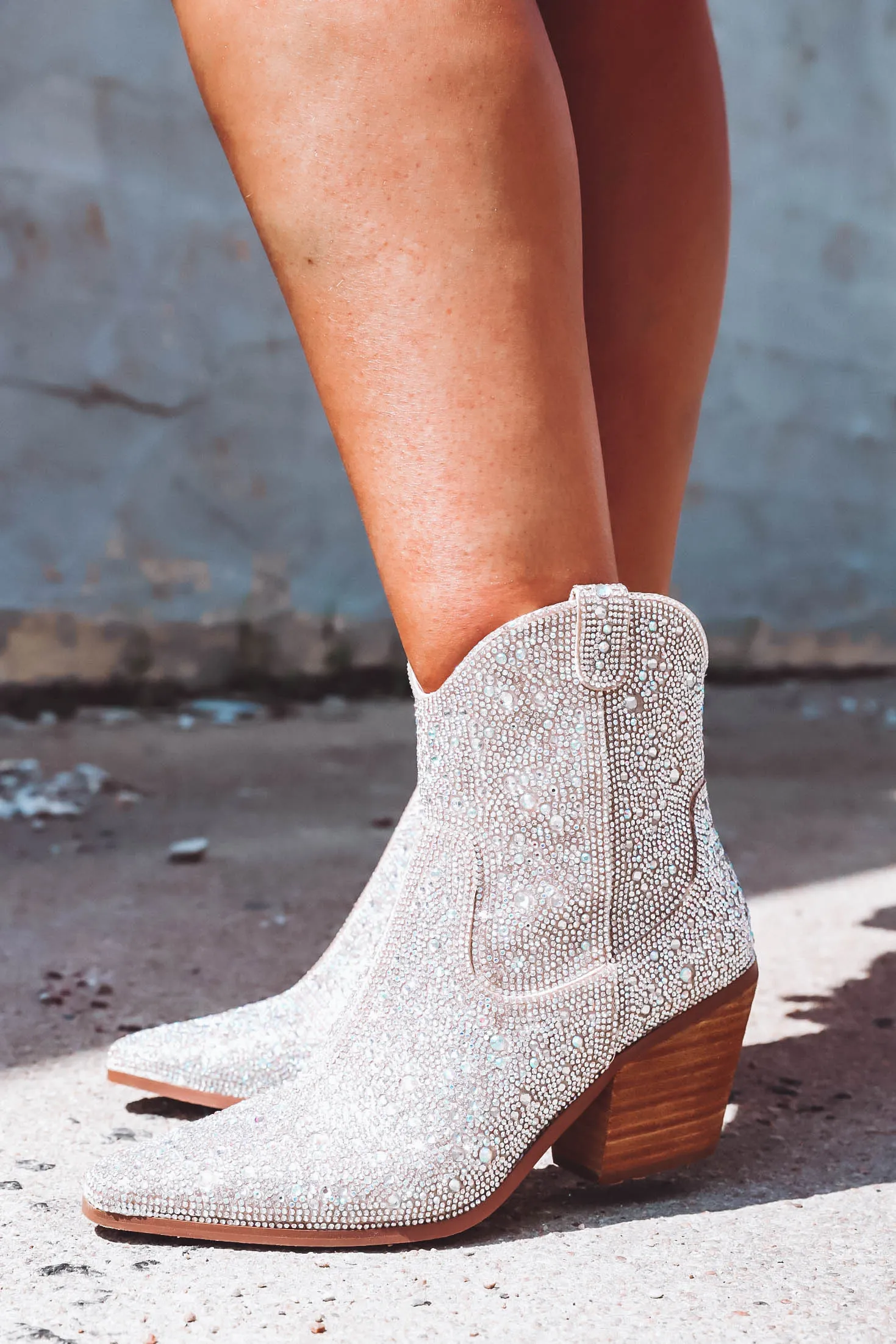 Angel Boot-Silver Metallic