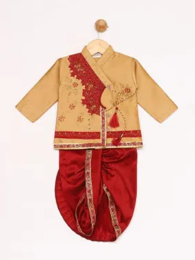 Angrakha Dhoti Kurta Set for Boys - JBN Creation