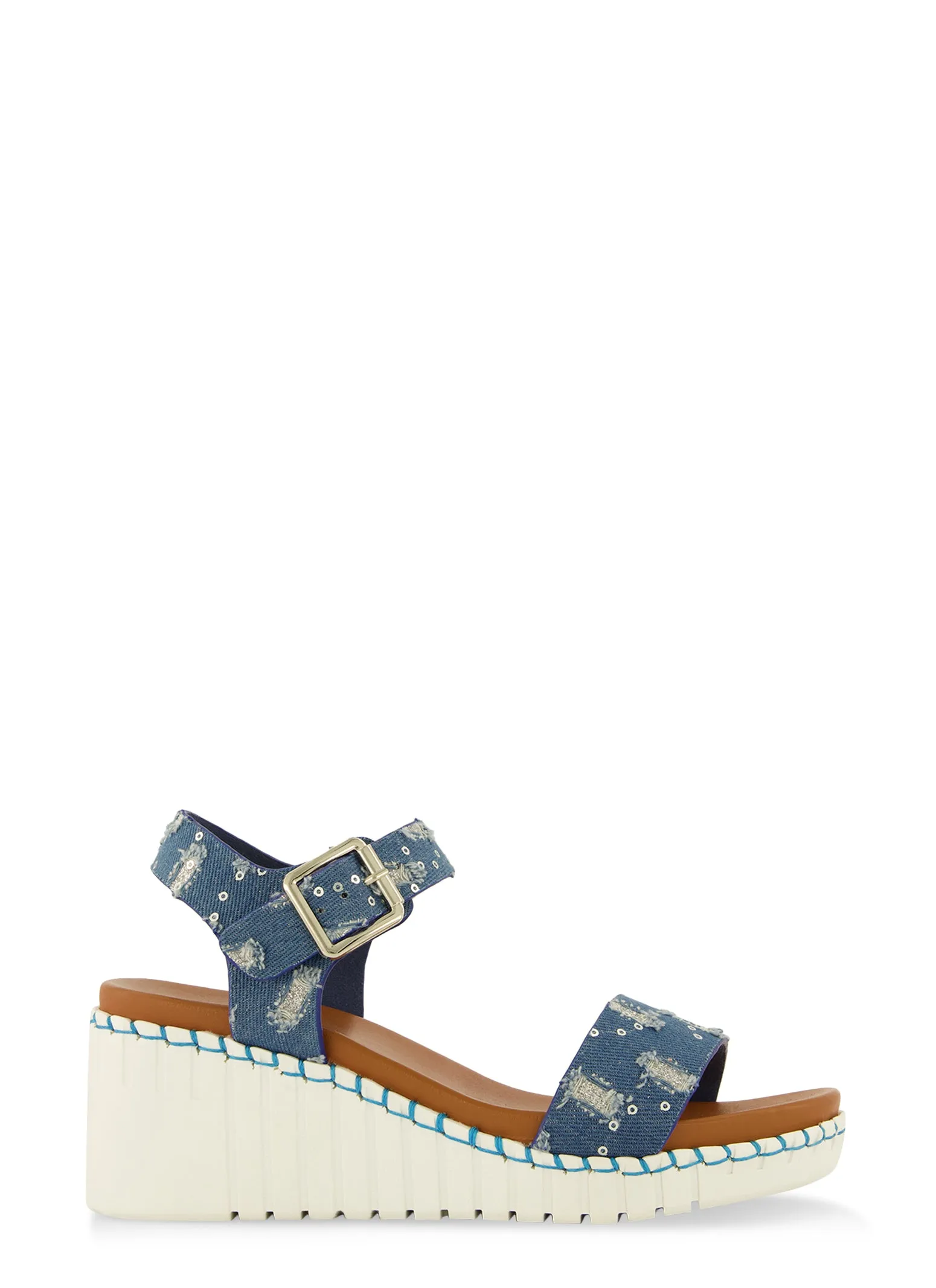 Ankle Strap Platform Wedge Sandals