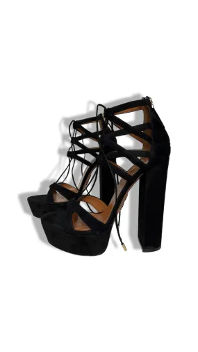 AQUAZZURA “Beverly Hills Plateau” Sandals