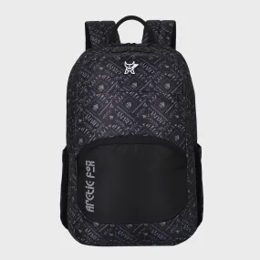 Arctic Fox Warli Black Premium Laptop Backpack - Stylish & Durable Travel Bag for Laptops, Books, and Essentials