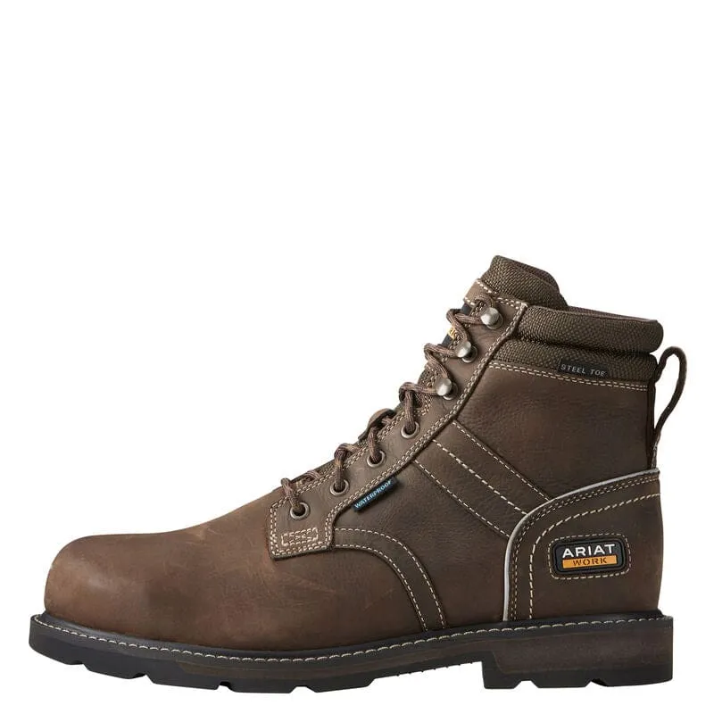 Ariat Men's Groundbreaker 6" H20 Steel Toe Cap Boot