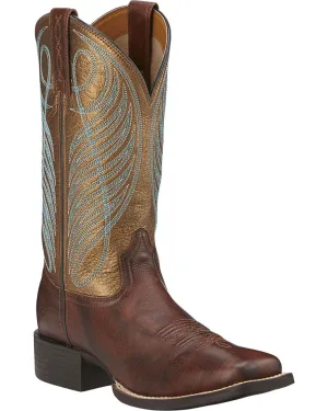 Ariat Women's Round Up Square Toe Cowgirl Boots Style 10016317