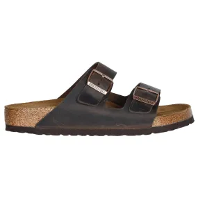 Arizona Oiled Leather Unisex Slide Sandals