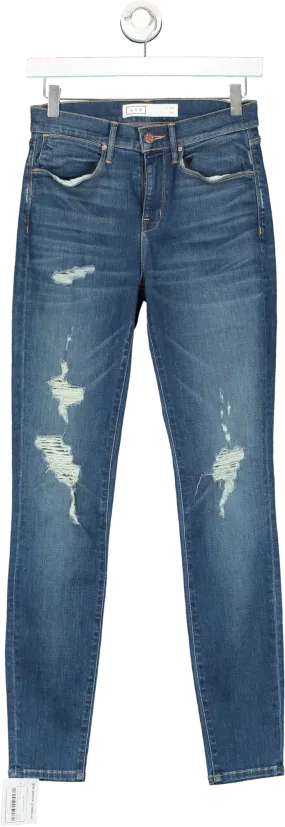 AYR Blue Ripped Detailed Denim Jeans W27