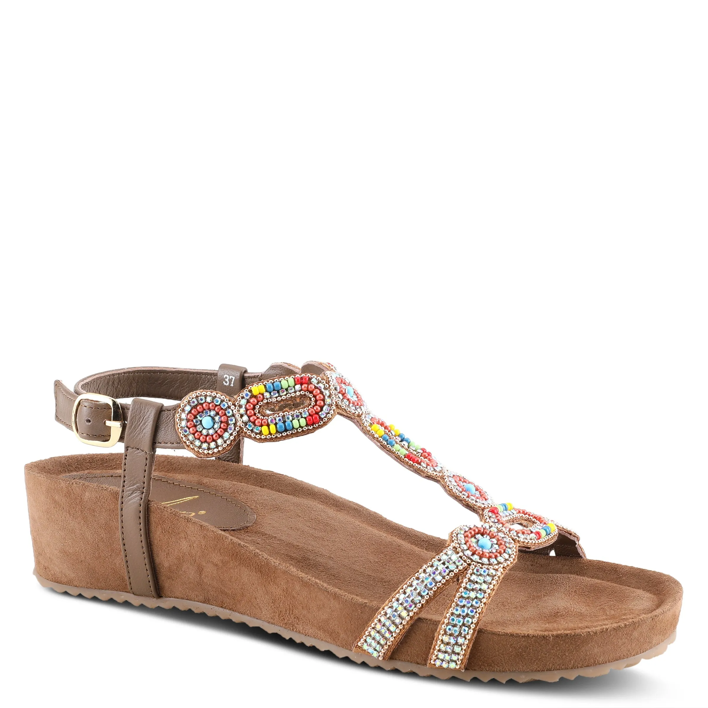 AZURA STUNNIN T-STRAP SANDALS