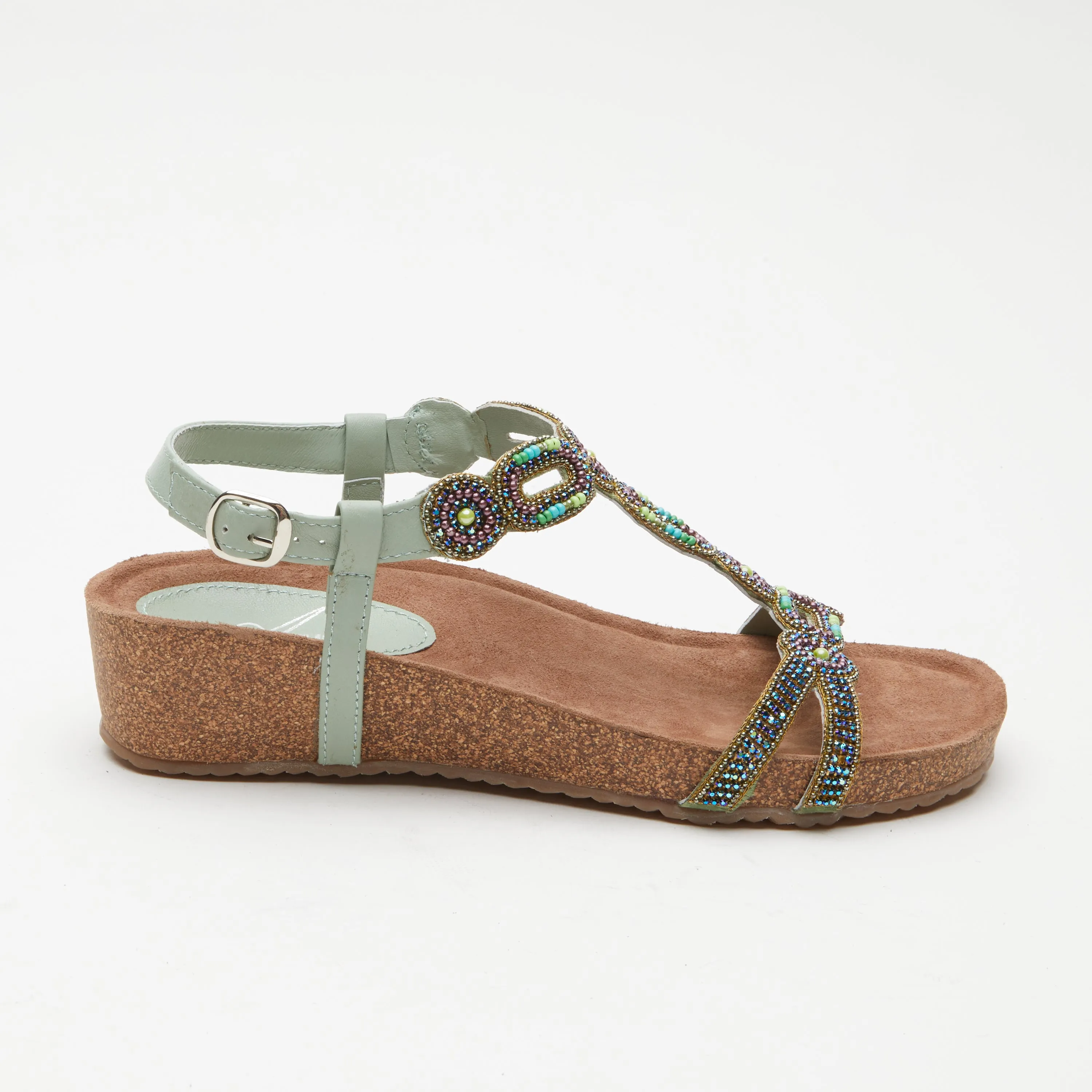 AZURA STUNNIN T-STRAP SANDALS