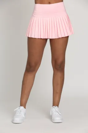 Baby Pink Pleated Tennis Skirt