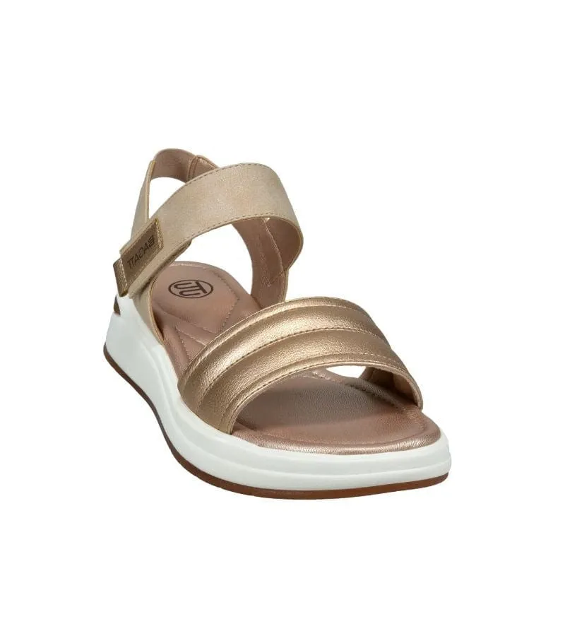 Bagatt Womens Slip On Strap Wedge Comfort Sandal Nira D31-AKE81-5059