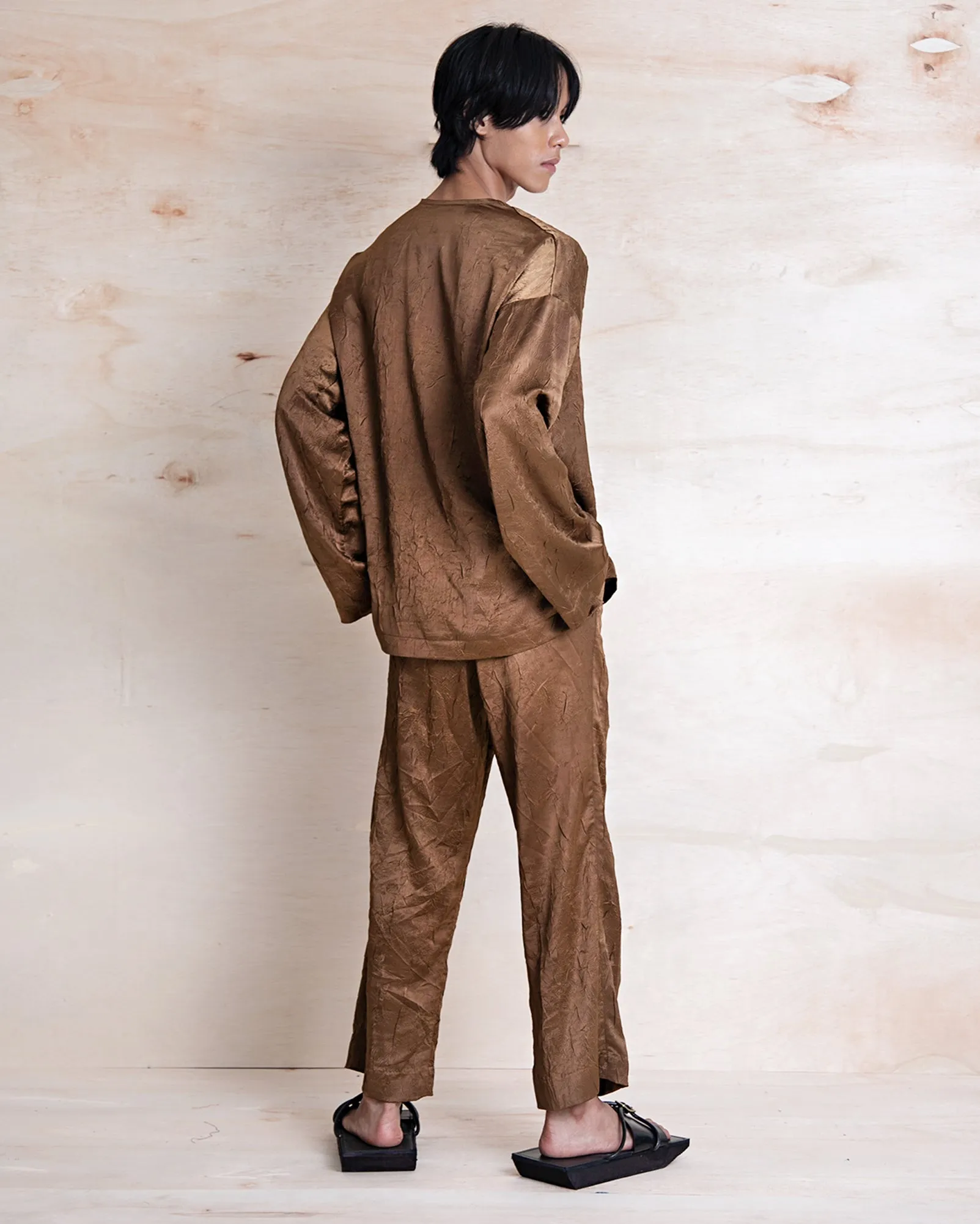 Baju Melayu Kedut (Brown)