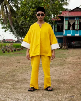 Baju Melayu Li Bai (Yellow)