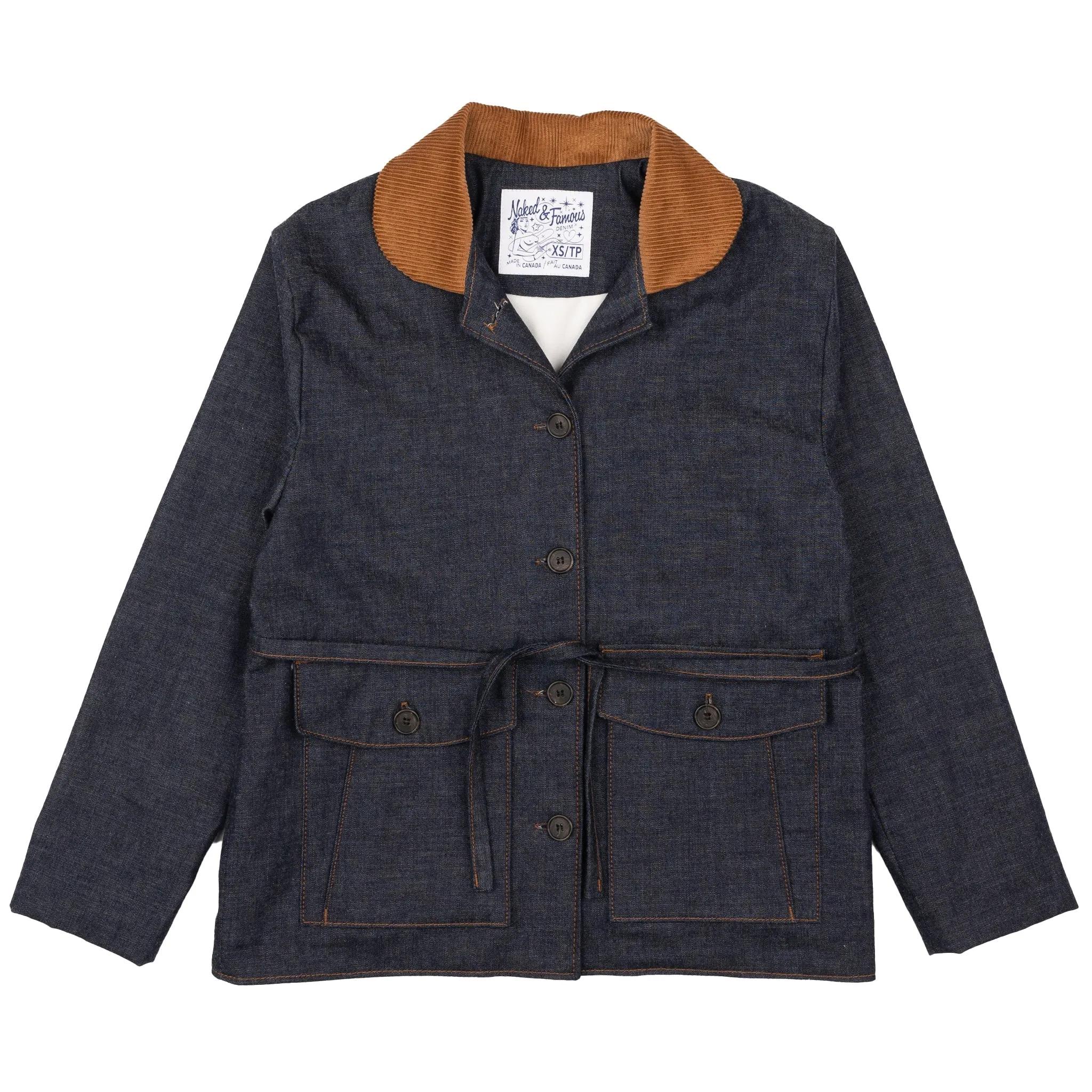 Balmoral Jacket - Slub Nep Rinsed - Indigo