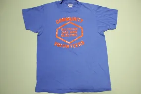 Baltimore Gas & Electric Community Volunteers Vintage 80's Hanes USA Single Stitch T-Shirt