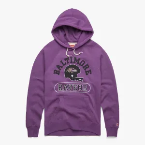 Baltimore Ravens Throwback Helmet Hoodie