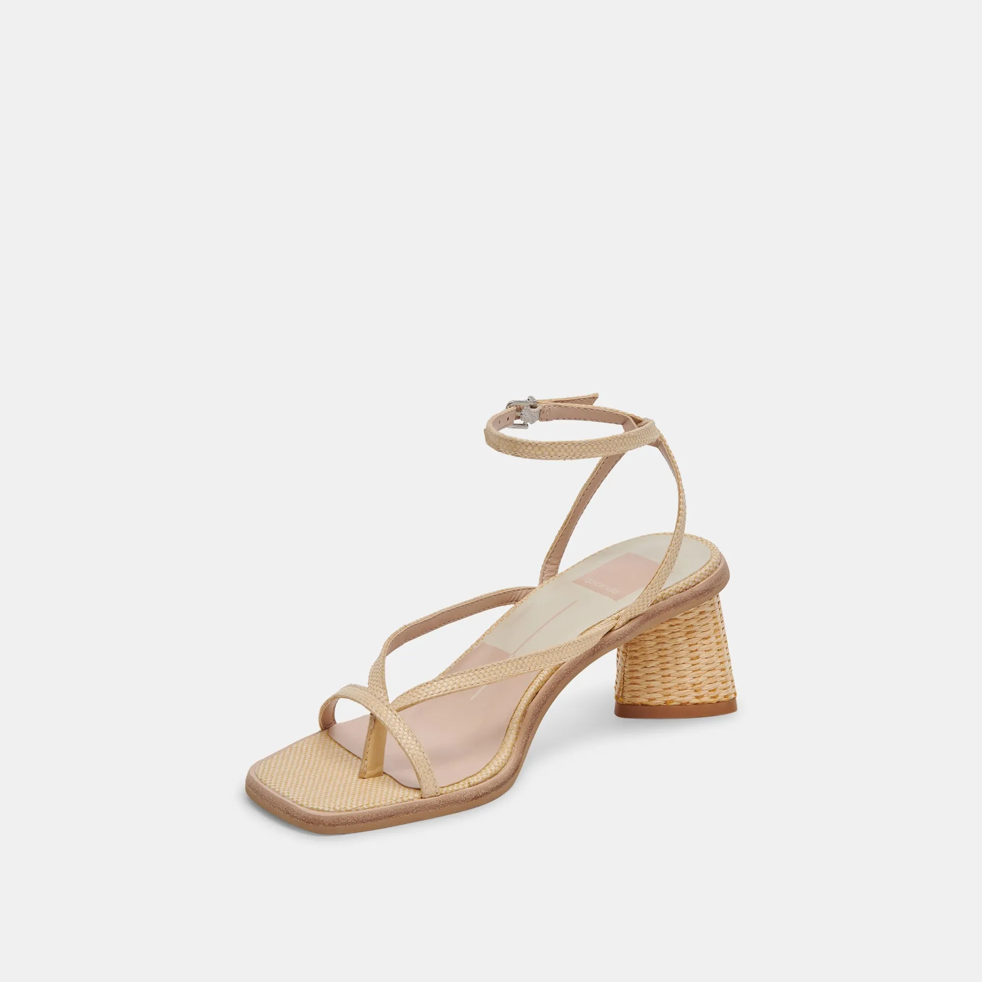 BANITA SANDALS LT NATURAL RAFFIA