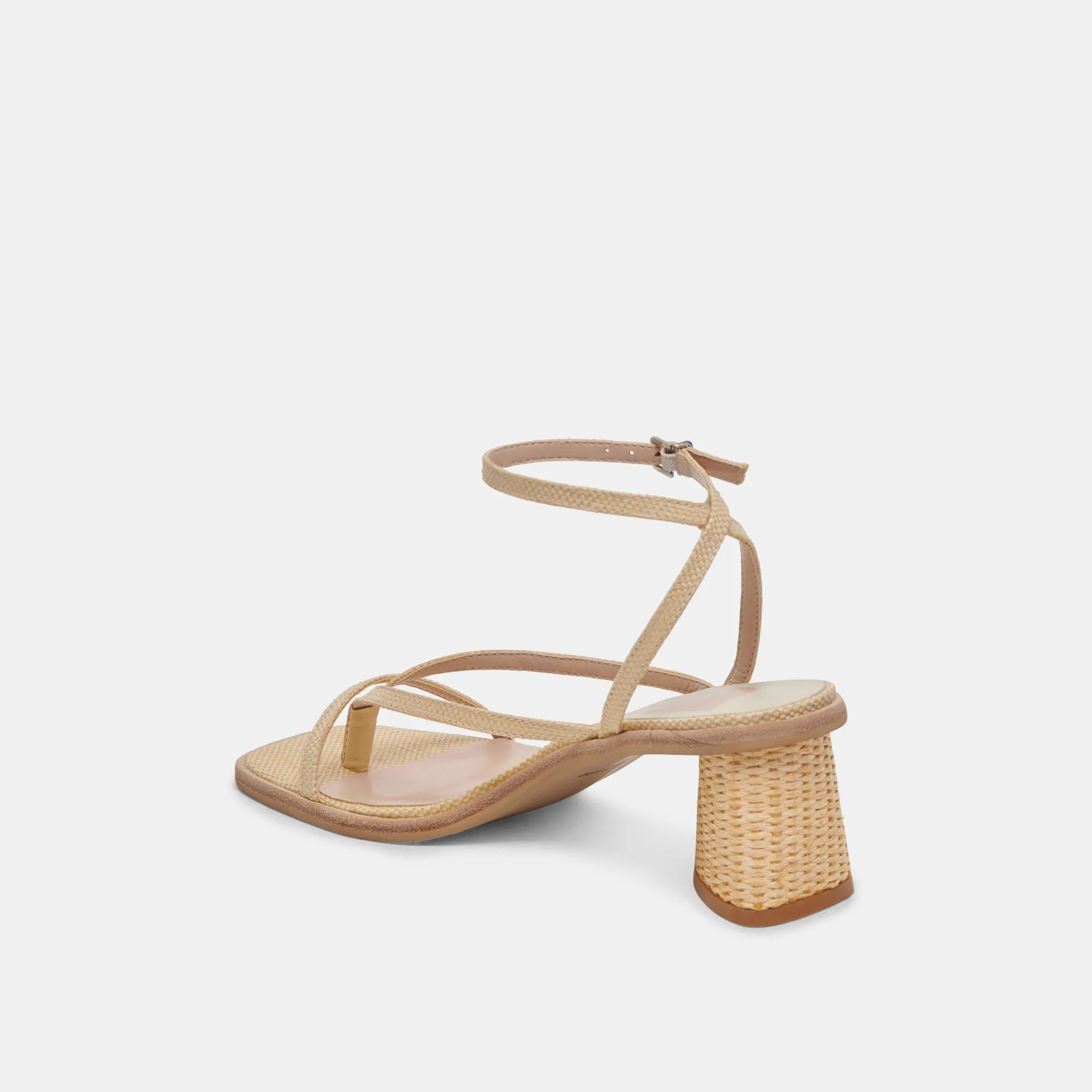 BANITA SANDALS LT NATURAL RAFFIA