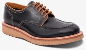 Stylish Black Waxy Calf Leather Shoes for Men - Barker Michigan Collection