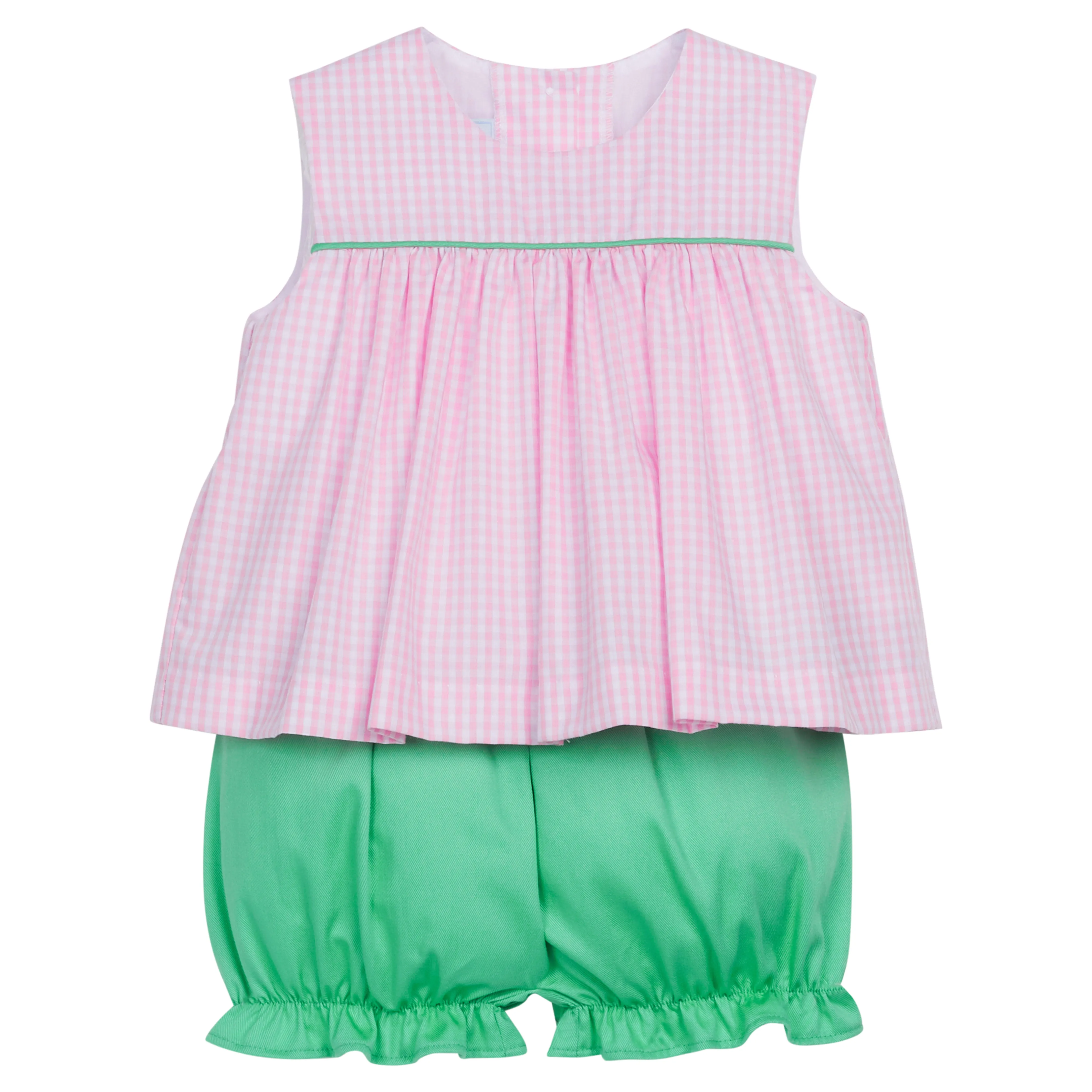 Bellemeade Bloomer Set - Light Pink Gingham