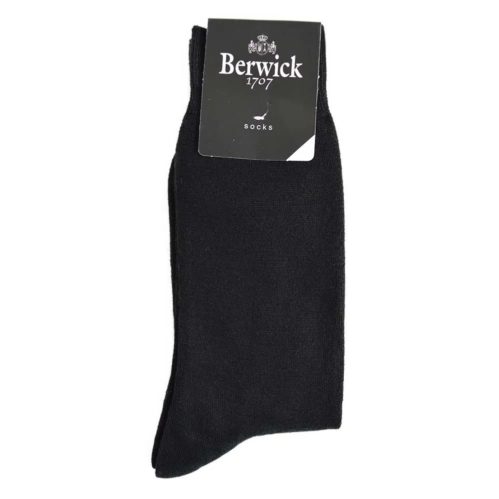 Berwick 1707 Over Calf Wool Blend Plain Socks