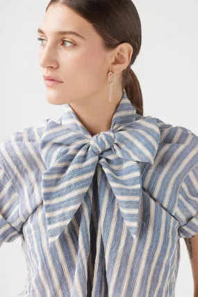 Betty Blouse in Striped Voile