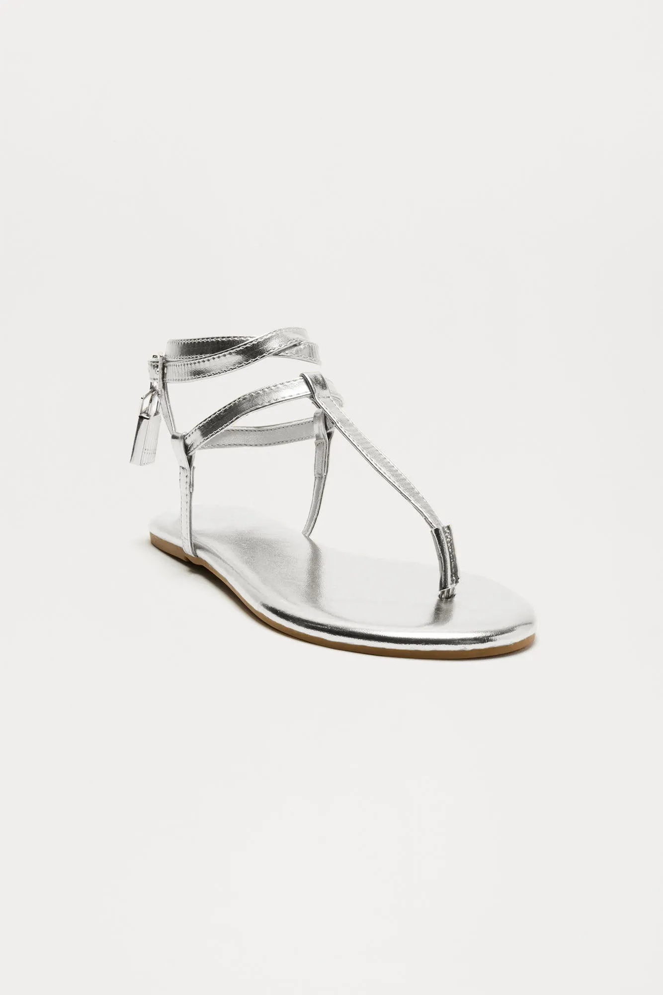 Beyond Me Sandals - Silver