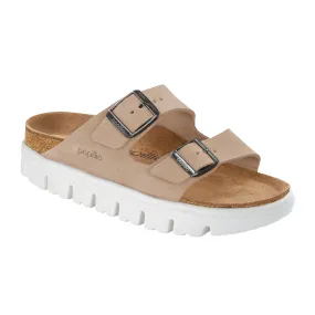 Birkenstock Arizona Chunky Slide Sandal (Women) - Warm Sand Suede