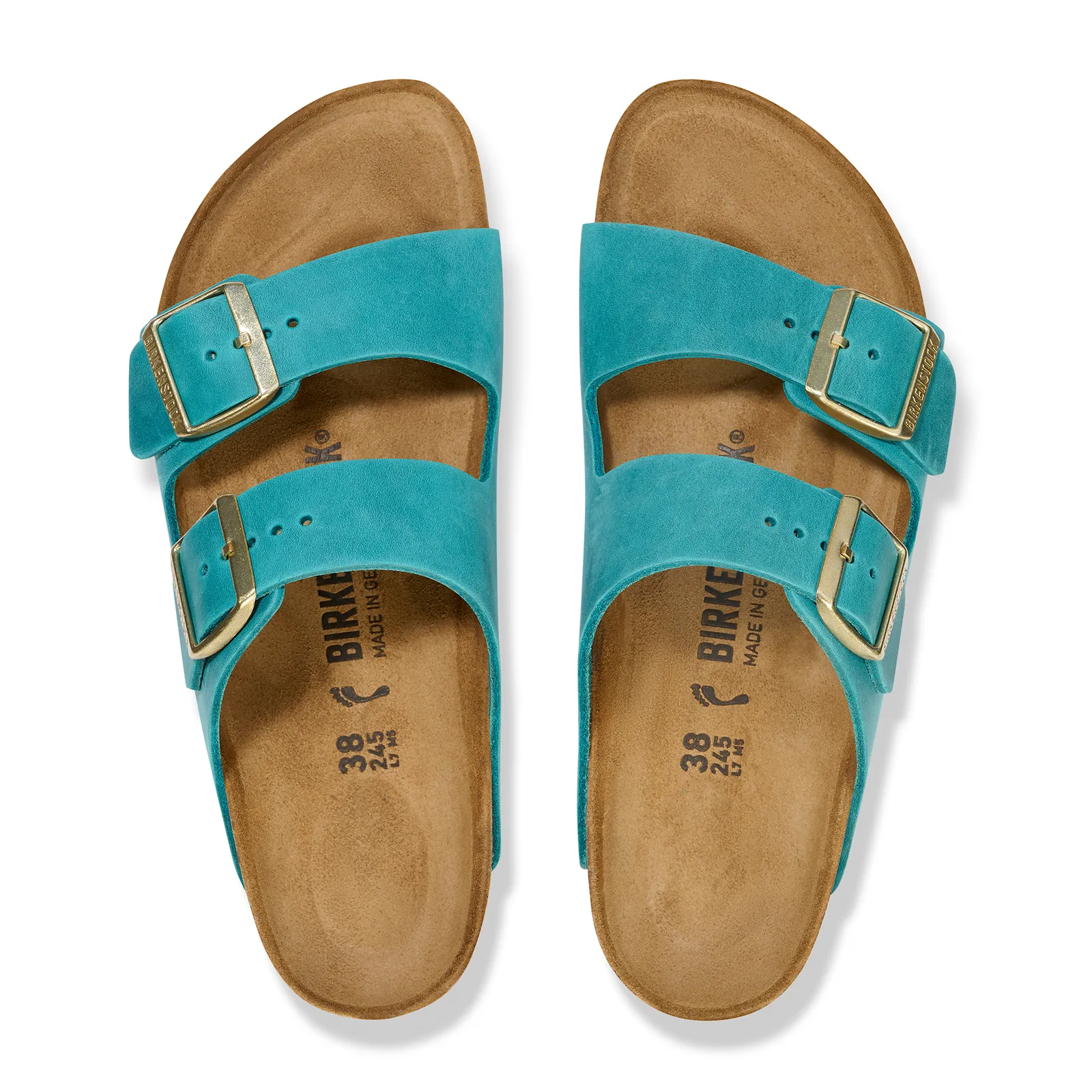 Birkenstock Arizona Narrow Slide Sandal (Women) - Biscay Bay Oiled Leather